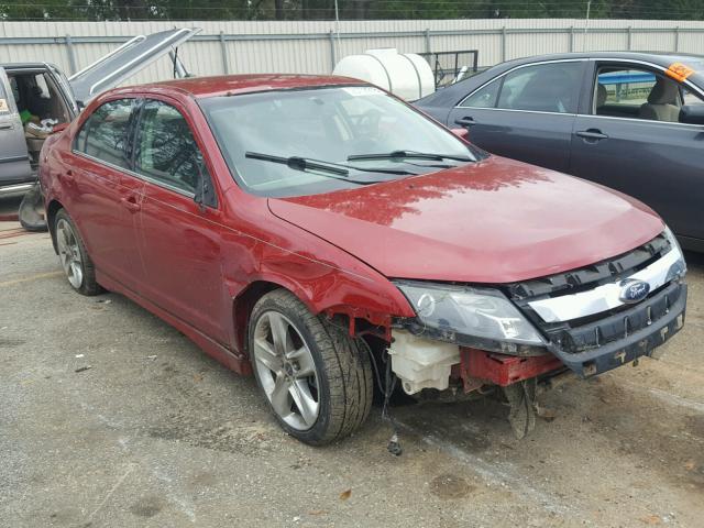 3FAHP0KC2AR128947 - 2010 FORD FUSION SPO RED photo 1