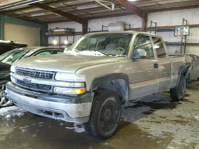 2GCEK19T7X1278069 - 1999 CHEVROLET SILVERADO SILVER photo 2