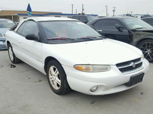 3C3EL55H9VT625164 - 1997 CHRYSLER SEBRING JX WHITE photo 1