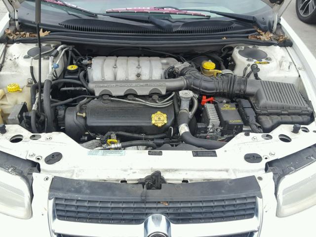 3C3EL55H9VT625164 - 1997 CHRYSLER SEBRING JX WHITE photo 7