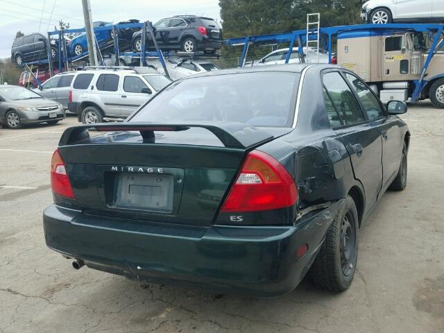 JA3AY26C91U031945 - 2001 MITSUBISHI MIRAGE ES GREEN photo 4