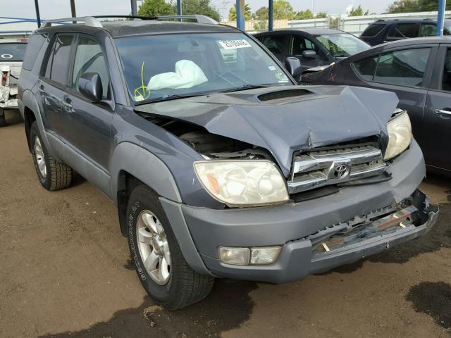 JTEZT14R730004186 - 2003 TOYOTA 4RUNNER SR GRAY photo 1