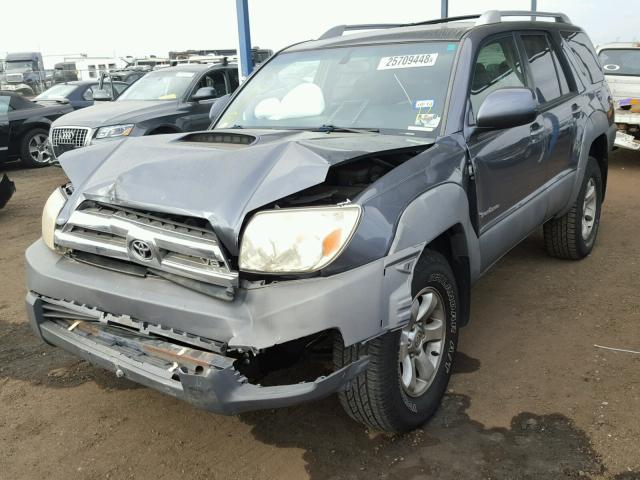 JTEZT14R730004186 - 2003 TOYOTA 4RUNNER SR GRAY photo 2