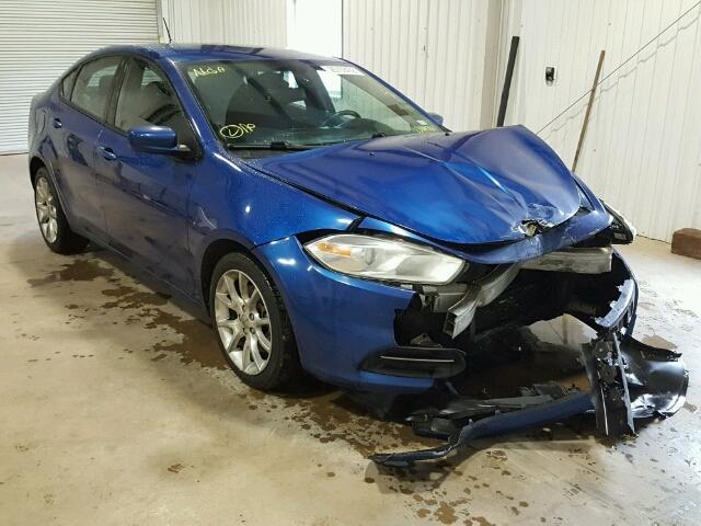 1C3CDFBH0DD224976 - 2013 DODGE DART SXT BLUE photo 1