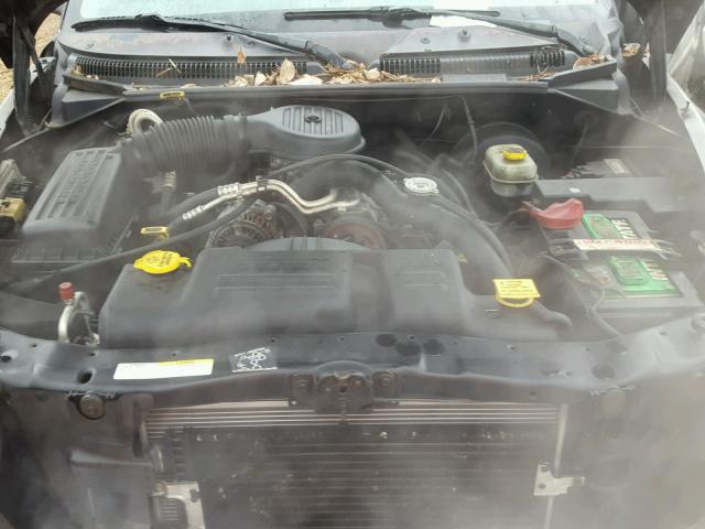 1B7HG48X22S511224 - 2002 DODGE DAKOTA QUA BLACK photo 7