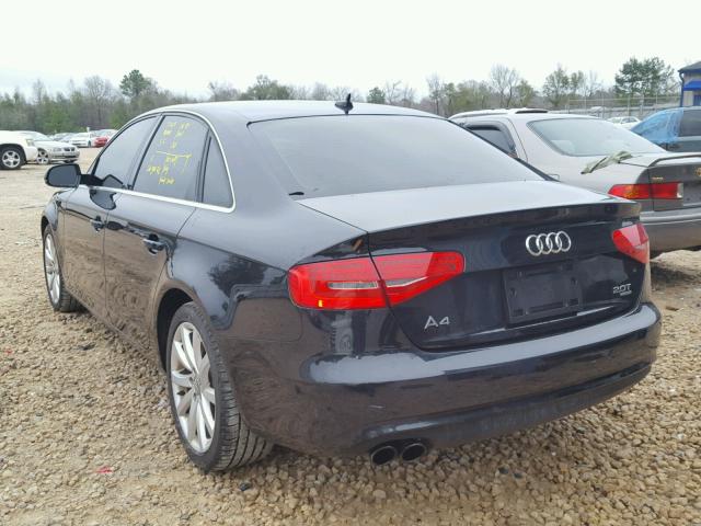 WAUBFAFL9DN024429 - 2013 AUDI A4 PREMIUM BLACK photo 3