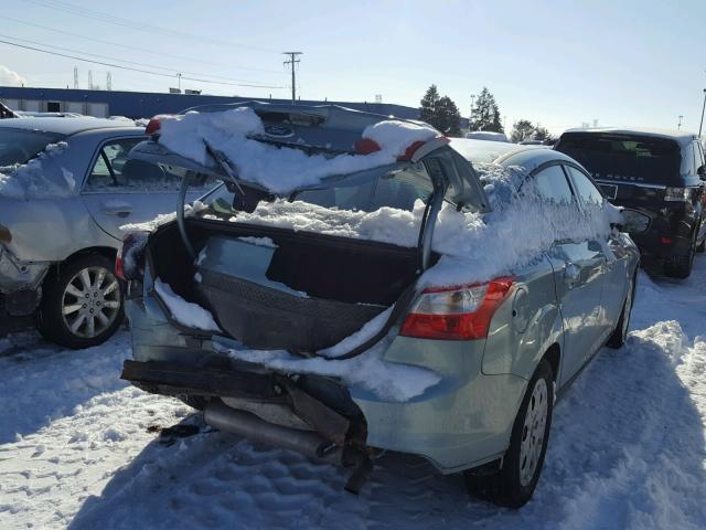 1FAHP3F25CL226441 - 2012 FORD FOCUS SE GREEN photo 4