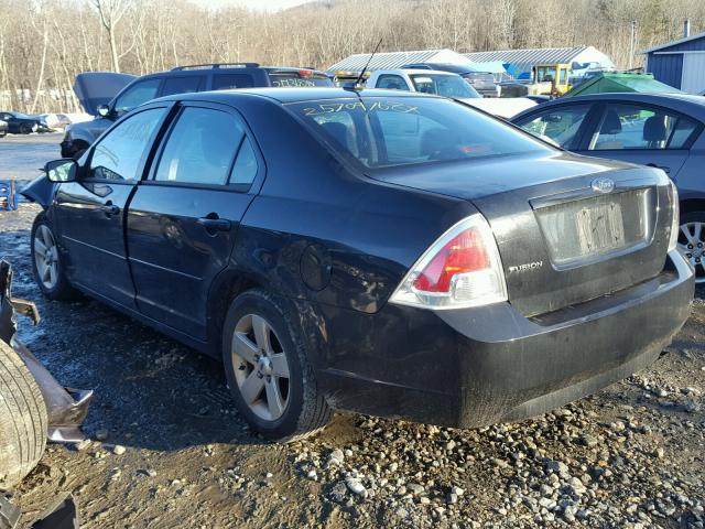 3FAHP07Z69R134209 - 2009 FORD FUSION SE BLACK photo 3