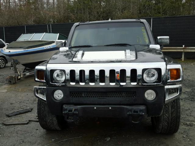 5GTDN136268105215 - 2006 HUMMER H3 BLACK photo 9