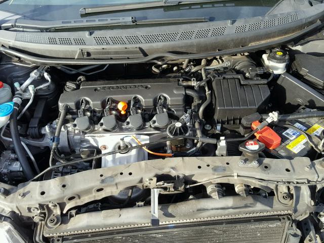 2HGFG1B85AH514844 - 2010 HONDA CIVIC EX GRAY photo 7