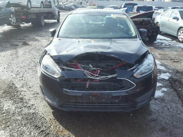 1FADP3E29FL312811 - 2015 FORD FOCUS S BLACK photo 9