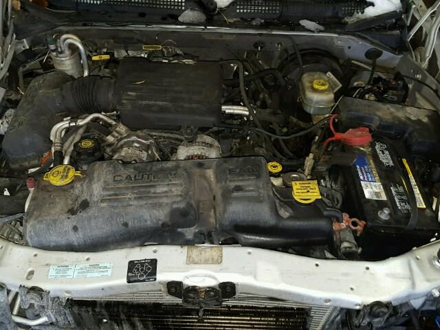 1B7GG22N71S194837 - 2001 DODGE DAKOTA SILVER photo 7