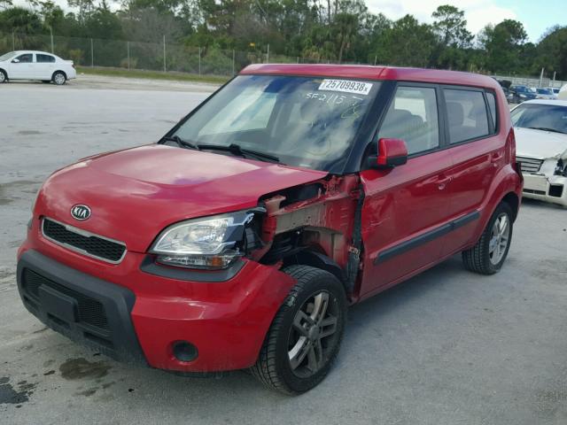 KNDJT2A26B7246472 - 2011 KIA SOUL + RED photo 2