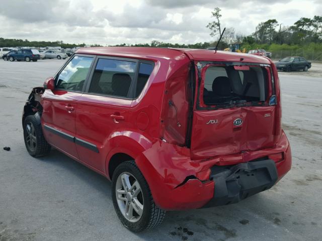 KNDJT2A26B7246472 - 2011 KIA SOUL + RED photo 3