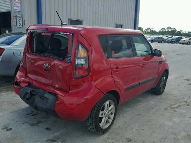 KNDJT2A26B7246472 - 2011 KIA SOUL + RED photo 4