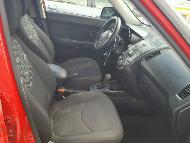KNDJT2A26B7246472 - 2011 KIA SOUL + RED photo 5