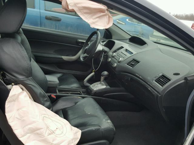 2HGFG12938H505711 - 2008 HONDA CIVIC EXL 黑色 照片 5