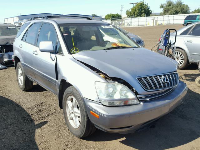 JTJHF10U220256277 - 2002 LEXUS RX 300 SILVER photo 1