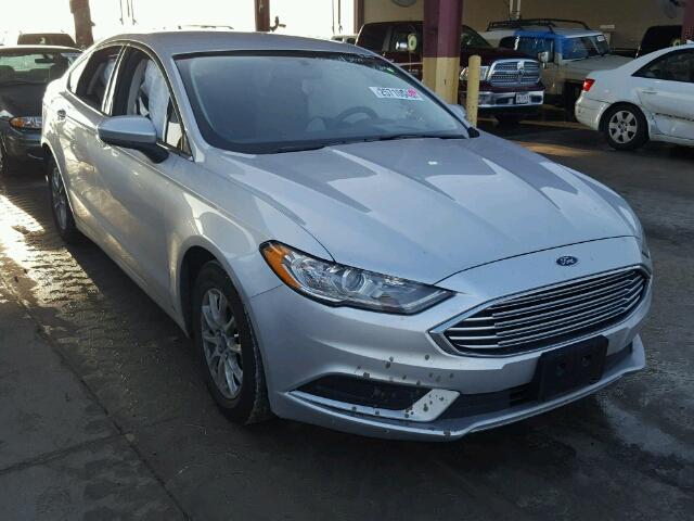 3FA6P0G77HR283782 - 2017 FORD FUSION S SILVER photo 1