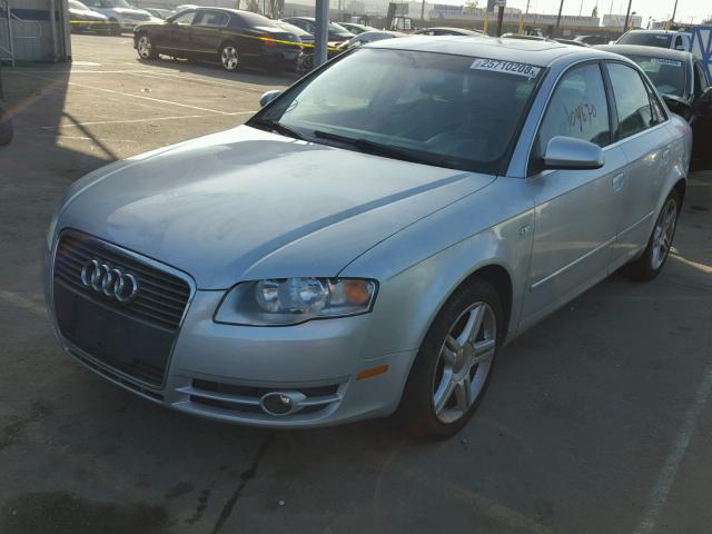 WAUAF78E27A063341 - 2007 AUDI A4 2 SILVER photo 2