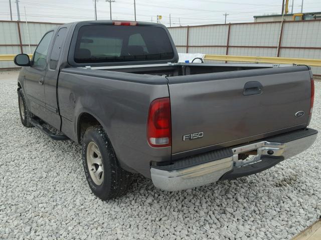 1FTRX17282KA60647 - 2002 FORD F150 CHARCOAL photo 3