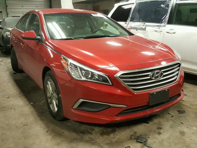 5NPE24AF0HH491775 - 2017 HYUNDAI SONATA SE RED photo 1