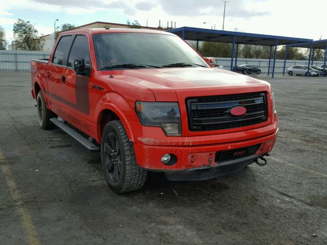 1FTFW1ET1DFB22161 - 2013 FORD F150 SUPER RED photo 1