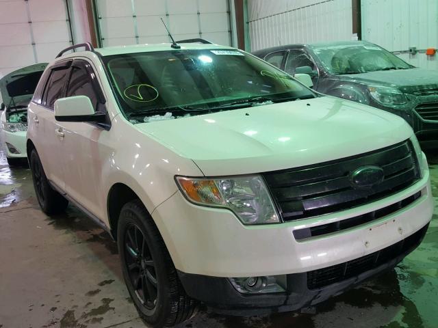 2FMDK38C78BA25026 - 2008 FORD EDGE SEL WHITE photo 1