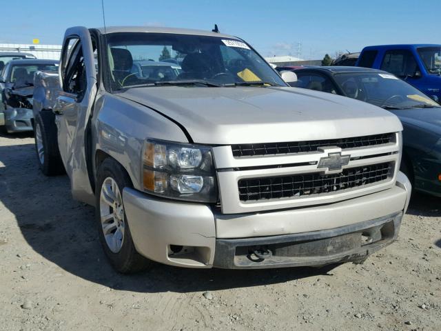 1GCEC14077Z534499 - 2007 CHEVROLET SILVERADO SILVER photo 1