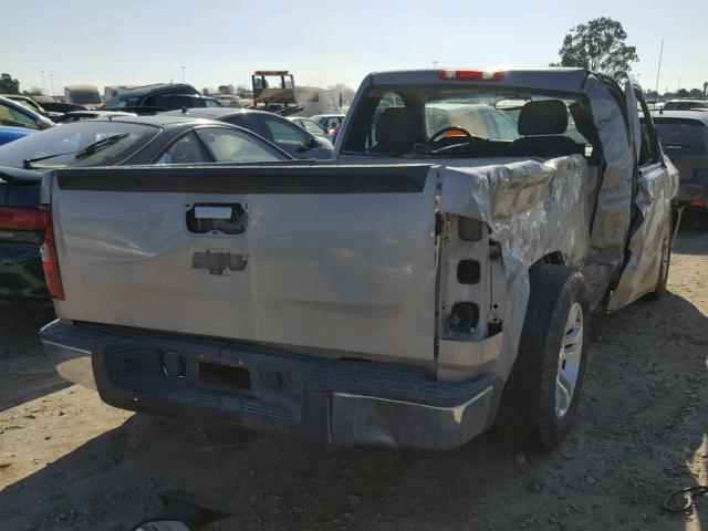 1GCEC14077Z534499 - 2007 CHEVROLET SILVERADO SILVER photo 4