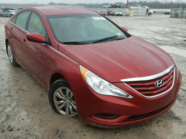 5NPEB4AC8BH116486 - 2011 HYUNDAI SONATA GLS MAROON photo 1