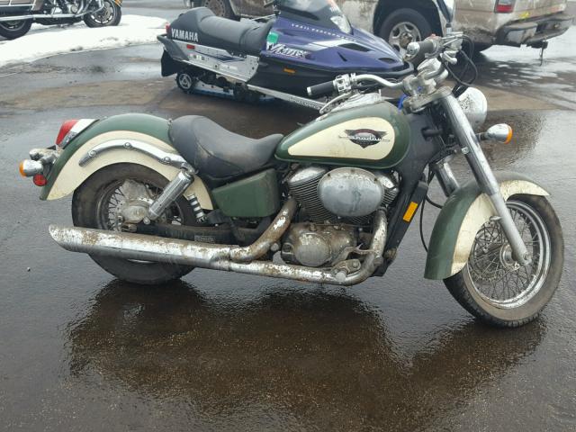 JH2RC4477XM100085 - 1999 HONDA VT750 CD2 GREEN photo 9