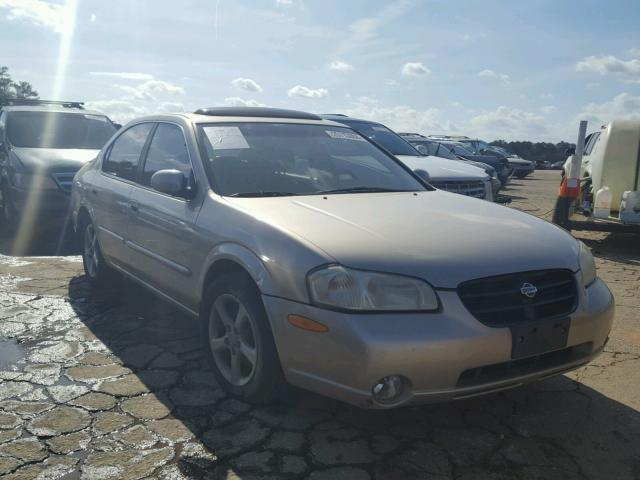 JN1CA31AXYT204045 - 2000 NISSAN MAXIMA GLE GOLD photo 1