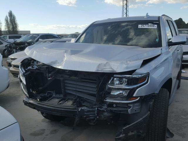 1GNSKBKC3JR147214 - 2018 CHEVROLET TAHOE K150 SILVER photo 2