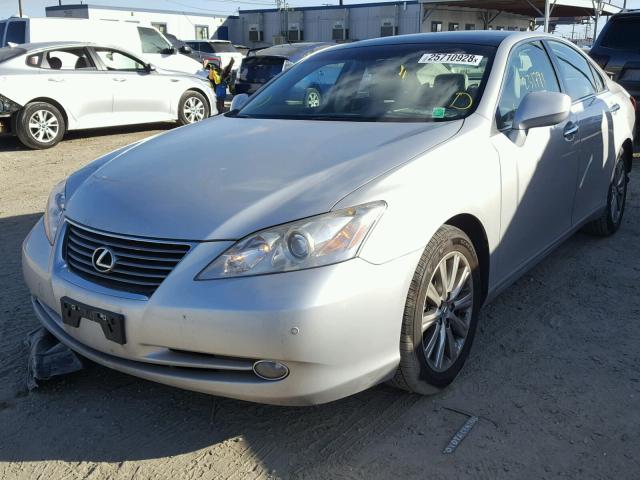 JTHBJ46G872110356 - 2007 LEXUS ES 350 SILVER photo 2