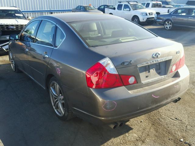 JNKBY01E36M201256 - 2006 INFINITI M45 BASE BROWN photo 3