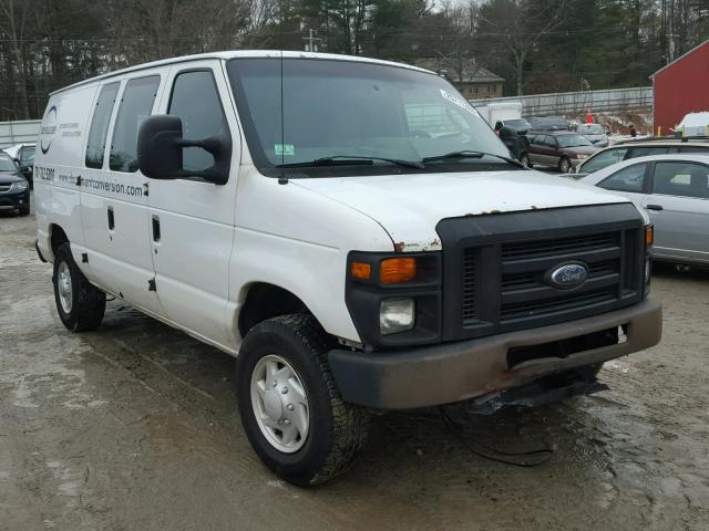 1FTNE24W19DA01584 - 2009 FORD ECONOLINE WHITE photo 1