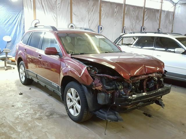 4S4BRCKC3D3279306 - 2013 SUBARU OUTBACK 2. BURGUNDY photo 1