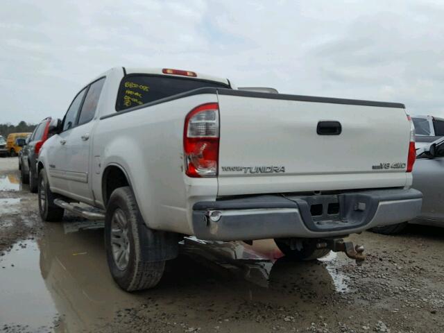 5TBDT44156S532359 - 2006 TOYOTA TUNDRA DOU WHITE photo 3