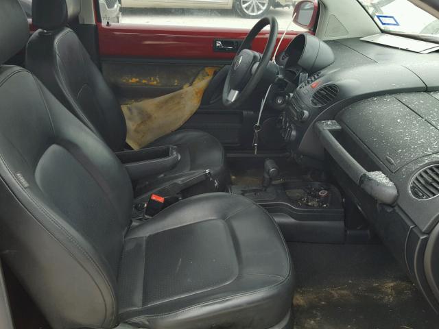 3VWPW31C88M521691 - 2008 VOLKSWAGEN NEW BEETLE წითელი ფოტო 5