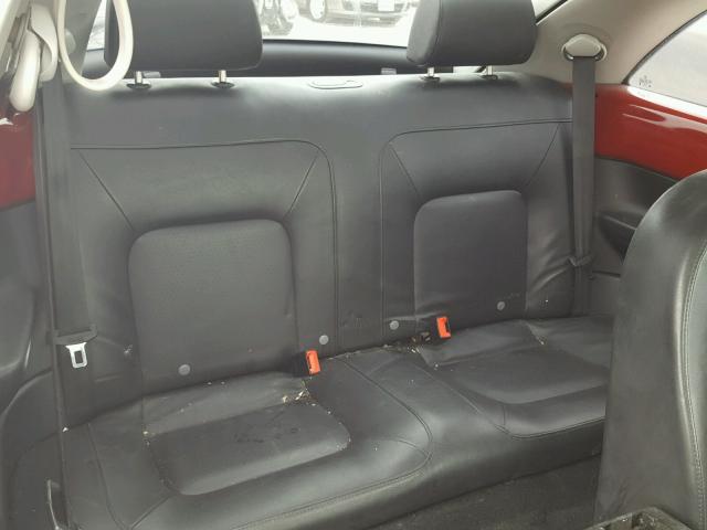 3VWPW31C88M521691 - 2008 VOLKSWAGEN NEW BEETLE წითელი ფოტო 6