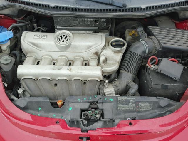 3VWPW31C88M521691 - 2008 VOLKSWAGEN NEW BEETLE წითელი ფოტო 7