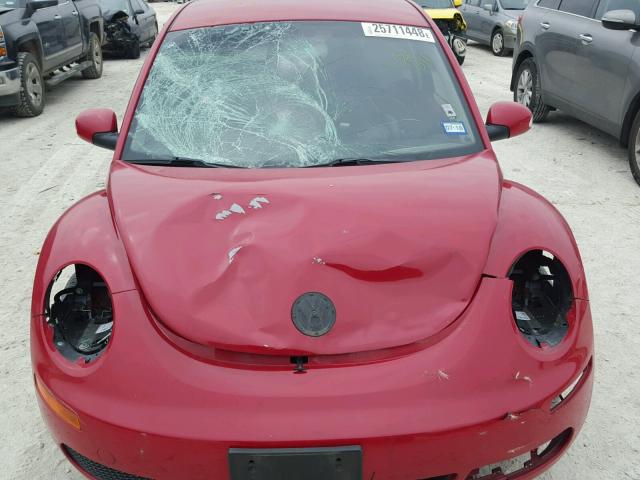 3VWPW31C88M521691 - 2008 VOLKSWAGEN NEW BEETLE წითელი ფოტო 9