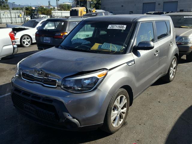 KNDJP3A55E7090532 - 2014 KIA SOUL + SILVER photo 2