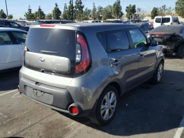 KNDJP3A55E7090532 - 2014 KIA SOUL + SILVER photo 4