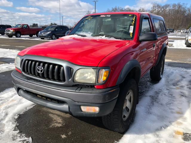 5TEPM62N51Z854093 - 2001 TOYOTA TACOMA RED photo 2