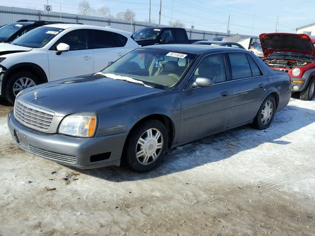 1G6KD54Y35U165537 - 2005 CADILLAC DEVILLE GREEN photo 2