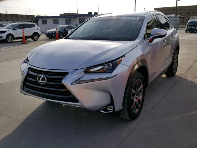 JTJYARBZ0G2028280 - 2016 LEXUS NX 200T SILVER photo 2