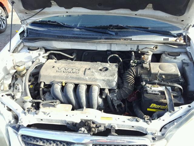 2T1BR32E55C449633 - 2005 TOYOTA COROLLA CE WHITE photo 7