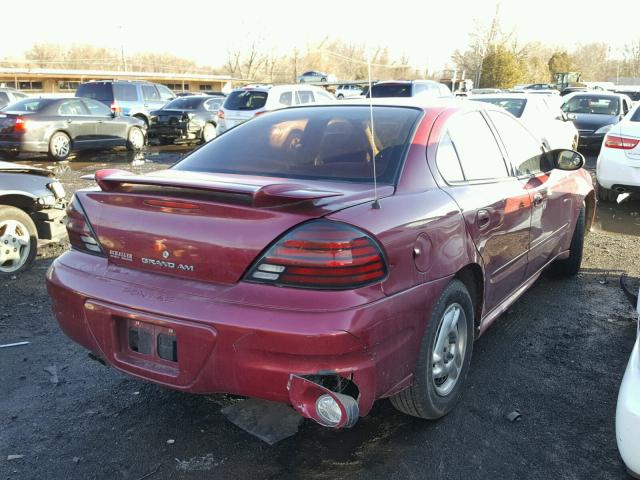 1G2NE52E85M187716 - 2005 PONTIAC GRAND AM S წითელი ფოტო 4